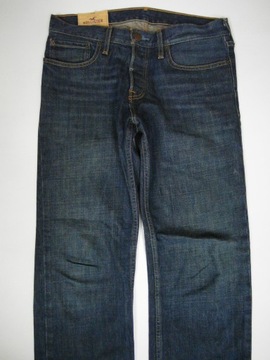 HOLLISTER SPODNIE JEANS W31 L30 BDB STAN