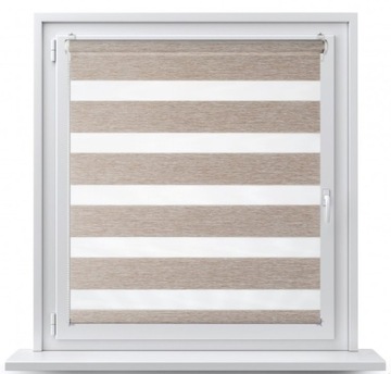 Roleta Dzień/Noc BH-1502 81x150cm Piaskowa