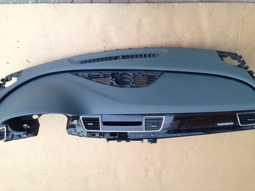 AUDI A8 D4 DESKA KONSOLA SZARA STAHLGRAU SKÓRA