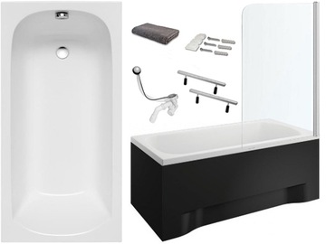 WANNA prostokątna OBUDOWA PARAWAN CLASSIC 130x70