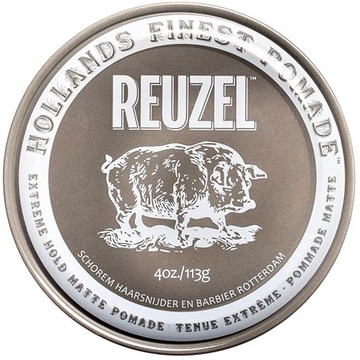 REUZEL Extreme Hold Matte Pomade Pomada do włosów MOCNA Matowa Pasta 113 g