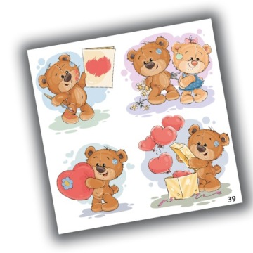 Наклейки День святого Валентина Сердце Любовные рисунки