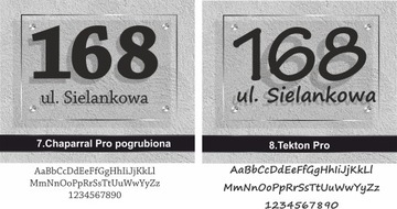 Табличка адресная для дома 3Д 20х30 ЦВЕТА