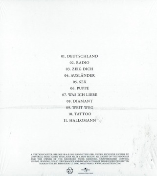 Rammstein Rammstein CD
