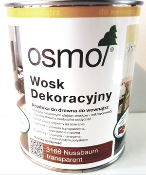 Osmo 3166 WOSK Dekoracyjny 0,125l Orzech