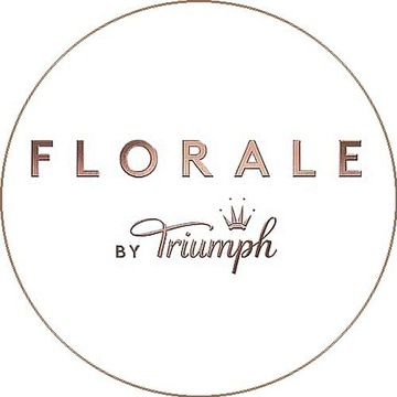 Triumph majtki koronkowe brązowe cynamonowe Peony Florale Hipster r. 36