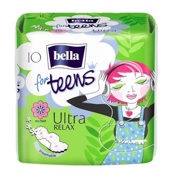 Podpaski Bella for Teens Ultra Relax 10 szt