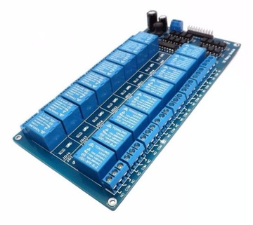 16 ШЕСТНАДЦАТИКАНАЛЬНЫХ РЕЛЕ МОДУЛЕЙ 5 В 10 А AVR ARM ARDUINO