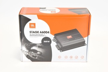 WZMACNIACZ SAMOCHODOWY JBL STAGE A6004 4 KANŁY MOC