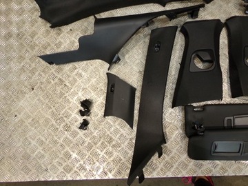 BMW X4 G02 PODSUFITKA SZYBERDACH SŁUPKI CZARNA MP