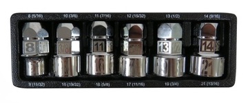 КЛЮЧ УНИВЕРСАЛЬНЫЙ BASS с трещоткой, ГОЛОВКИ 8–21 мм