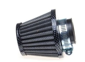 FILTR POWIETRZA 38 mm STOŻKOWY CARBON