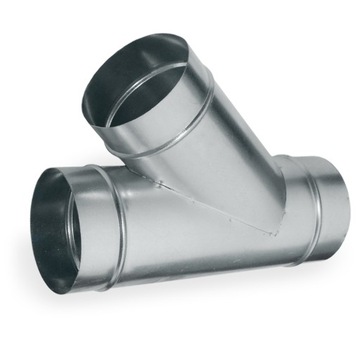 Trójnik 3x 150 45* st OCYNK rura SPIRO TERMOFLEX