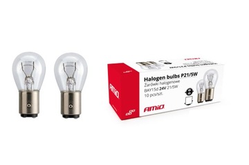 Żarówki P21/5W BAY15D 24V 21W/5W 2szt. (E4)