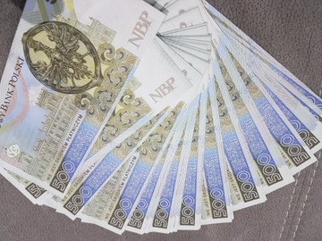 Банкноты номиналом 500 злотых для развлечения и обучения, упаковка 100 штук + БЕСПЛАТНО