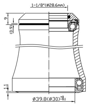 NECO H373 ВСТРОЕННЫЕ КОНИЧЕСКИЕ ГОЛОВКИ