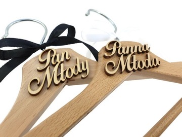 Деревянные вешалки Mr. Bride деревянная надпись