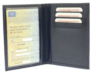 ETUI NA DOKUMENTY DOWÓD REJESTRACYJNY SKÓRA 5 KOL.