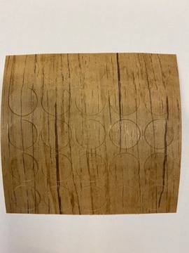 ZAŚLEPKA MEBLOWA SAMOPRZ Fi14 DĄB CRAFT ZŁOTY 25sz