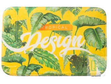 Cena hurtowa Mata dywanik antypoślizgowy łazienkowy tropical 60 cm x 40 cm