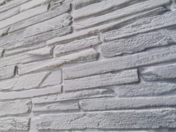 Стеновые панели из ПВХ White Rock 3D из натурального камня