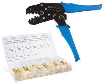 ОБЖИМНАЯ МАШИНА ДЛЯ РАЗЪЕМОВ НАБОР 600 ШТ.