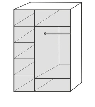 РАДЖ секция - 240 см - 7 цветов Глянец - МДФ