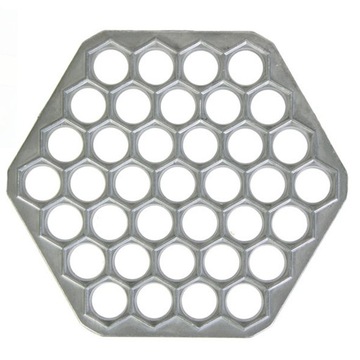 GRUBA METALOWA FORMA DO USZEK PIEROGÓW USZKA 37szt