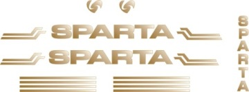 Наклейки на городской велосипед СПАРТА РАЗНЫЕ ЦВЕТА