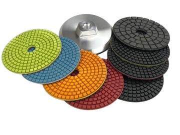 НАБОР ПОЛИРОВАЛЬНЫХ ДИСКОВ 8 ШТ. COLBINO #50 - ПОЛИРОВКА + РУЧКА