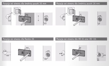 ШАБЛОН МАРКЕРА ДЛЯ УСТАНОВКИ ПЕТЛЕЙ ПОД ПЕТЛЮ