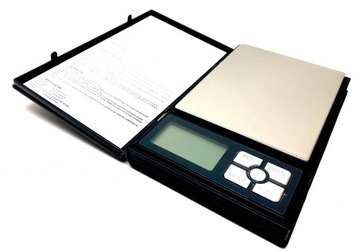 WAGA JUBILERSKA ELEKTRONICZNA 0,01G 500G DUŻY LCD