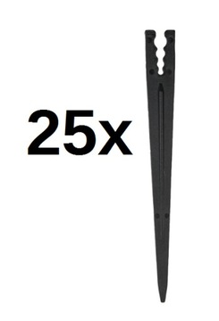 Szpilka z uchwytem do mikro wężyka PVC od 3mm do 7mm do nawadniania x 25