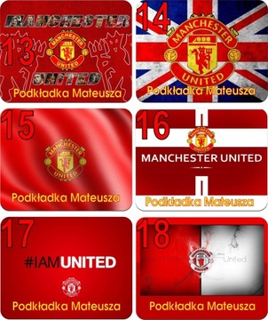 КОВРИК ДЛЯ МЫШИ MANCHESTER UNITED + НАЗВАНИЕ