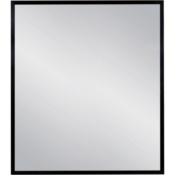Lustro w czarnej ramie aluminiowej łazienka 70x80