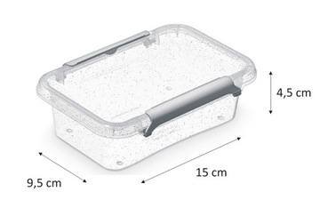 3 АНТИБАКТЕРИАЛЬНЫХ КОНТЕЙНЕРА ДЛЯ ПИЩЕВЫХ ПИЩЕВ 350 мл