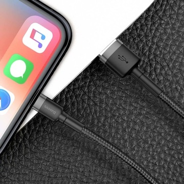 Baseus mocny kabel przewód 2m do iPhone 5 6 QC 3.0