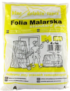 ПЛЕНКА ДЛЯ ОКРАСКИ СИНИЙ ДЕЛЬФИН STANDARD PLUS 4MX5M