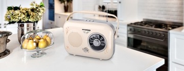 КЛАССИЧЕСКАЯ РАДИО В СТИЛЕ РЕТРО HYUNDAI PR 100B AUX