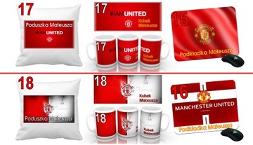 КОМПЛЕКТ «MANCHESTER» ПОДУШКА+КРУЖКА+ПОД+ИМЯ