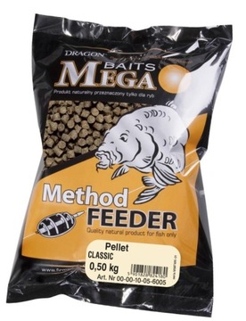 Pellet Dragon MegaBAITS HALIBUT 4,5 mm 0,5kg