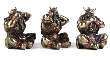 ВИКИНГ ВИКИНГИ ФИГУРКА НЕ ГОВОРИТ, НЕ СЛЫШИТ, НЕ ВИДИТ