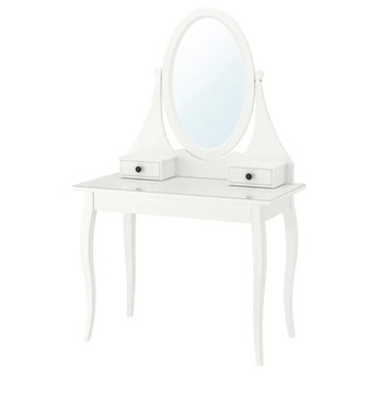 IKEA HEMNES TINIUS toaletka z lustrem BIAŁA