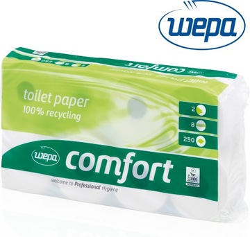 WEPA Comfort Papier toaletowy miękki 2w - 8 rolek