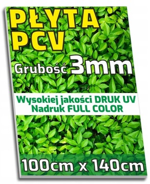 TABLICA REKLAMOWA Płyta PCV 3mm SZYLD 100x140 cm