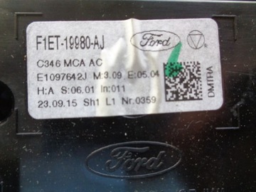 FOCUS MK3 PANEL CENTRÁLNÍ KLIMATIZACE F1ET19980AJ