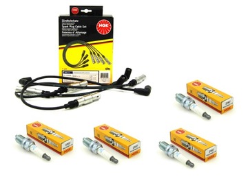 NGK PRZEWODY + ŚWIECE DO VW GOLF 4 IV 1.6 2.0