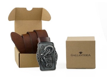 КОЖАНЫЙ РЕМЕНЬ ДЛЯ МОТОЦИКЛИСТОВ, ПРЯЖКА ЧОППЕРА