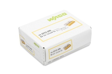 WAGO SZYBKOZŁĄCZKA NA DRUT 5x2,5 2273-205 100 szt