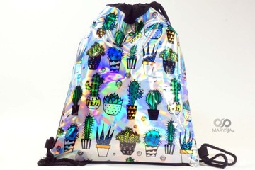 Mocny Worek Torba Plecak Szkolny hologram 3d